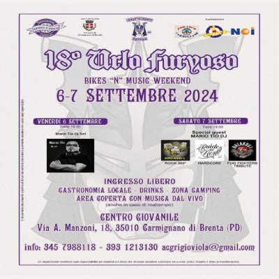 Locandina evento 18 URLO FURYOSO