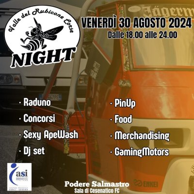Locandina evento VALLE DEL RUBICONE CORSE NIGHT
