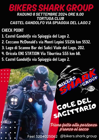 Locandina evento GOLE DEL SAGITTARIO BSG