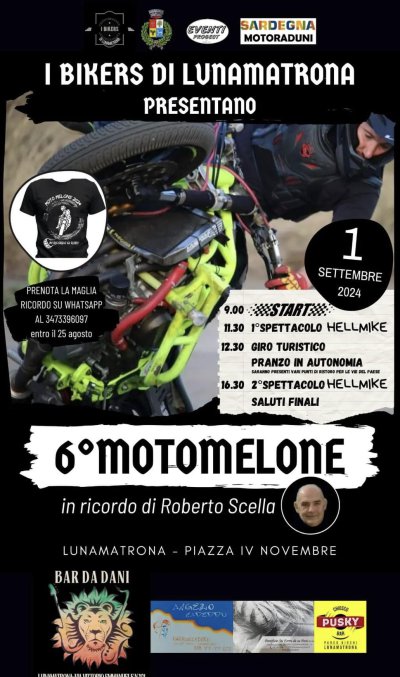 Locandina evento 6° MOTOMELONE