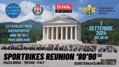 Locandina evento SPORTBIKES REUNION 80-90
