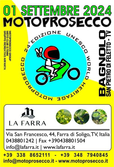 Locandina evento 24 MOTOPROSECCO
