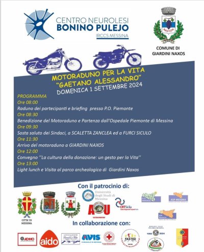 Locandina evento 4° Motoraduno della Vita