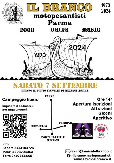 Locandina evento IL BRANCO MOTOPESANTISTI 