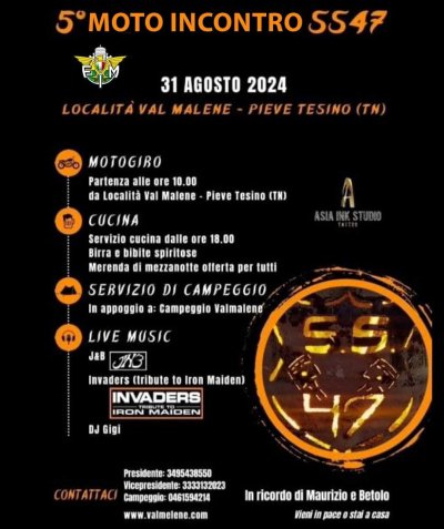 Locandina evento 5 Motoincontro SS 47