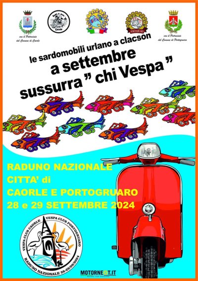 Locandina evento RADUNO NAZIONALE CITTA DI CAORLE E PORTOGRUARO