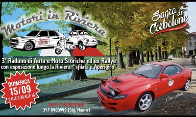 Locandina evento MOTORI IN RIVIERA