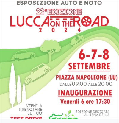 Locandina evento LUCCA ON THE ROAD 2024