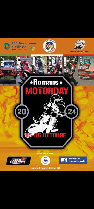 Locandina evento Romans MOTORDAY