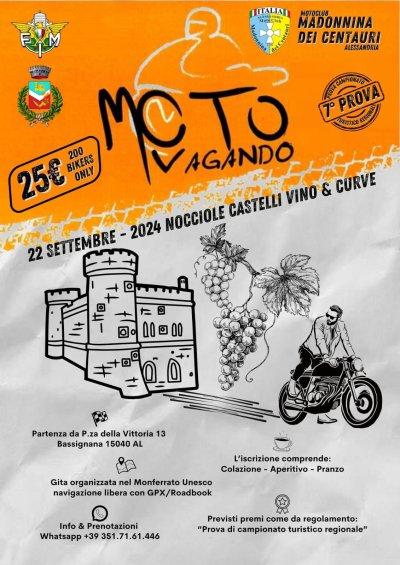Locandina evento MOTOVAGANDO 2024