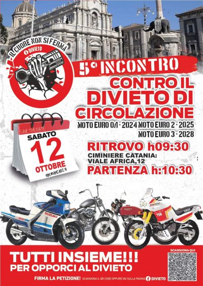 Locandina evento 3°INCONTRO CONTRO IL DIVIETO DI CIRCOLAZIONE 