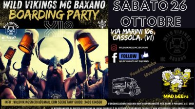 Locandina evento 11 BOARDING PARTY