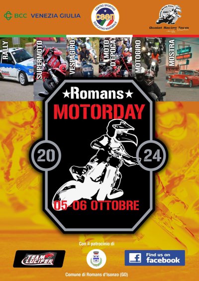 Locandina evento Romans MOTORDAY