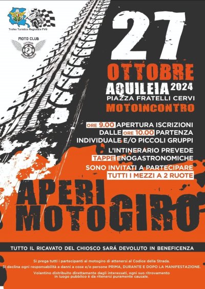 Locandina evento APERIMOTIGIRO