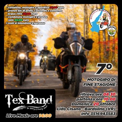 Locandina evento 7* MOTOGIRO DI FINE STAGIONE