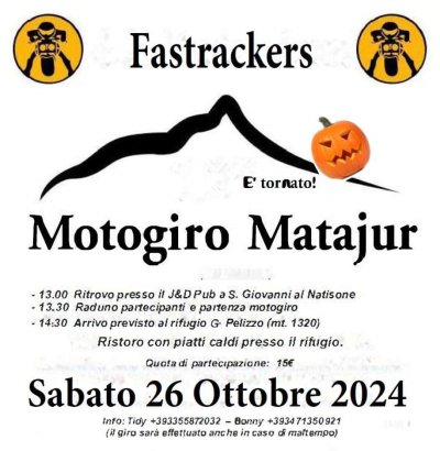 Locandina evento MOTOGIRO MATAJUR
