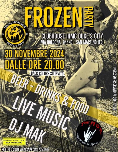 Locandina evento FROZEN PARTY