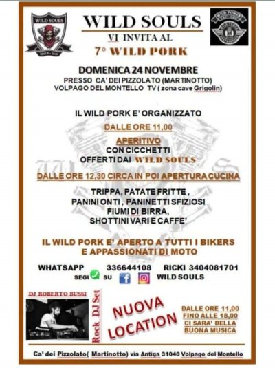Locandina evento WILD PORK
