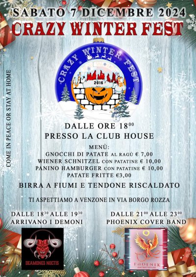 Locandina evento CRAZY WINTER FEST
