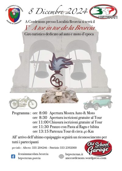 Locandina evento A TOR IN TOR DE LA BEORCIA