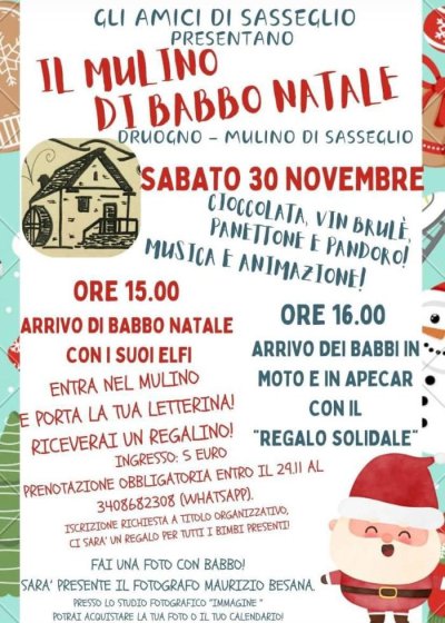 Locandina evento RUN BABBI NATALE 2024