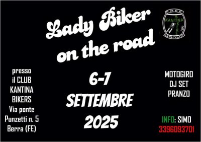 Locandina evento LADY BIKERS ON THE ROAD 