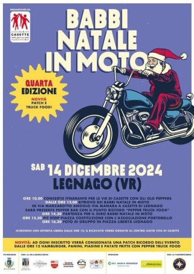 Locandina evento 4° BABBI NATALE IN MOTO