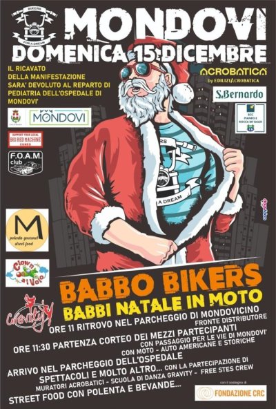 Locandina evento BABBO BIKERS - BABBI NATALE IN MOTO