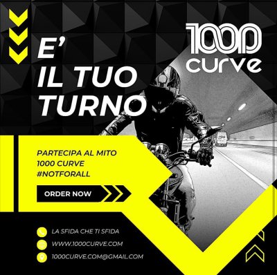 Locandina evento 1000 CURVE