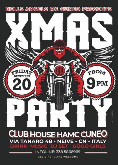 Locandina evento XMAS PARTY