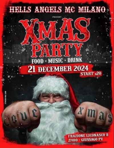 Locandina evento XMAS PARTY