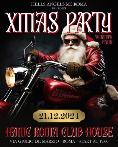 Locandina evento XMAS PARTY 2024