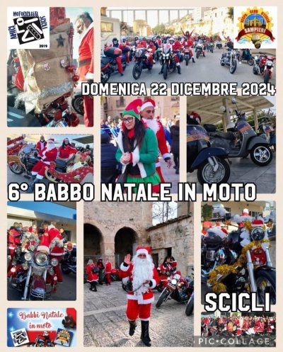 Locandina evento 6º BABBO NATALE IN MOTO