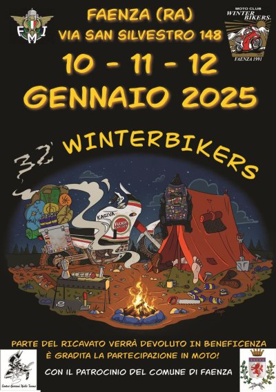Locandina evento 32 WINTER BIKER 