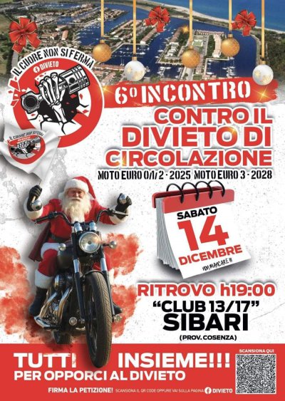 Locandina evento 6 INCONTRO CONTRO IL DIVIETO DI CIRCOLAZIONE