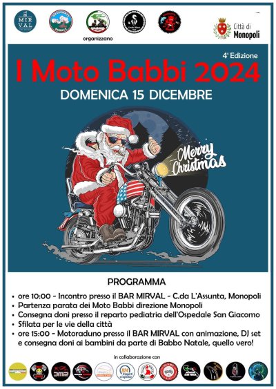 Locandina evento 4ºEDIZIONE DEI MOTO BABBI