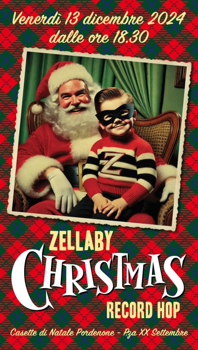 Locandina evento Zellaby Christmas Record Hop