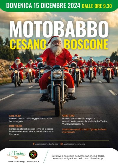 Locandina evento MOTOBABBO CESANO BOSCONE