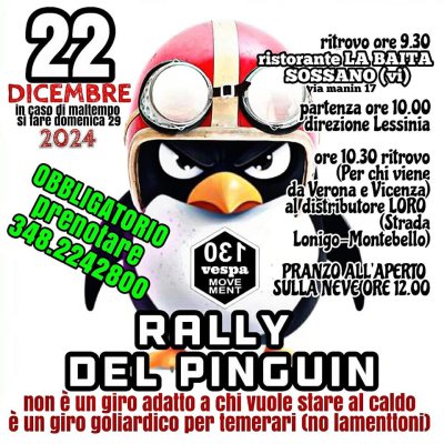 Locandina evento RALLY DEL PINGUI
