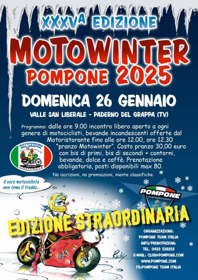 Locandina evento MOTO WINTER