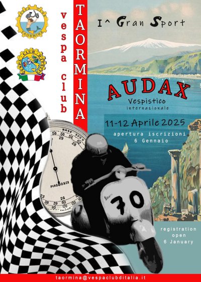 Locandina evento GRAN SPORT AUDAX TAORMINA 