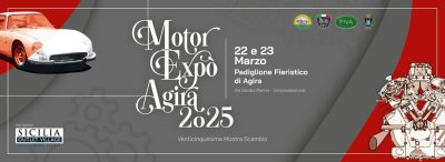 Locandina evento AGIRA' MOTOR EXPO