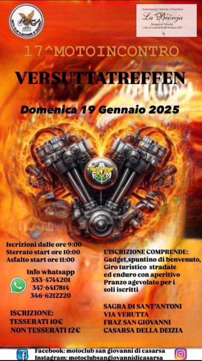 Locandina evento 17 VERSUTTATREFFE