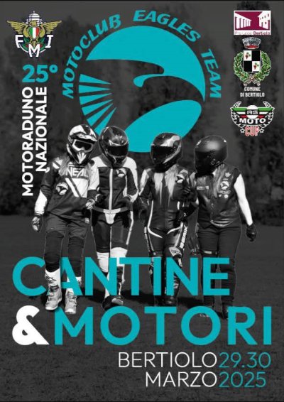Locandina evento 25 CANTINE E MOTORI
