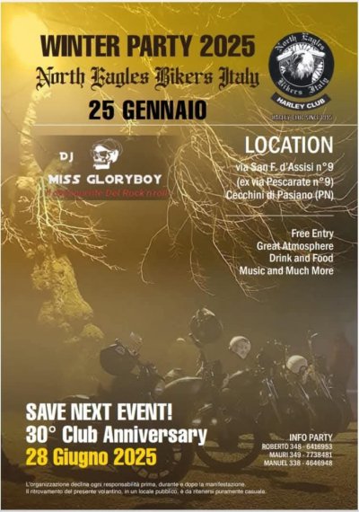 Locandina evento WINTER PARTY