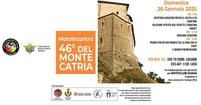 Locandina evento 46 MOTO INCONTRO MONTE CATRIA