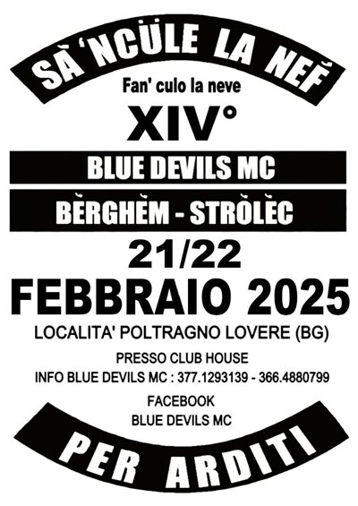 Locandina evento XIV FAN CULO LA NEVE