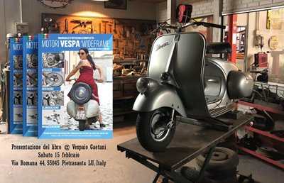 Locandina evento PRESENTAZIONE LIBRO AL VESPAIO GAETANI