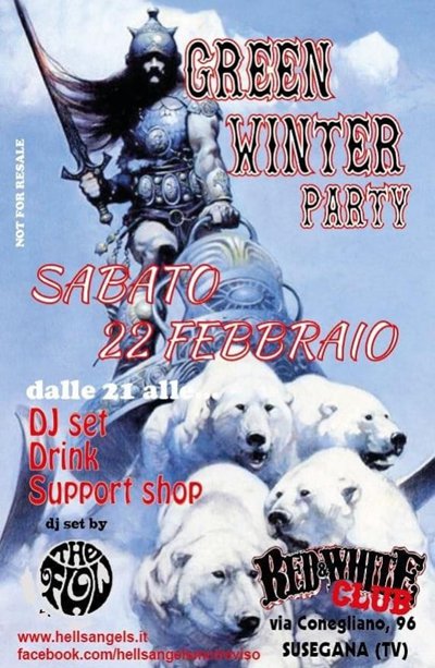 Locandina evento Green winter party