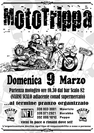 Locandina evento Mototrippa